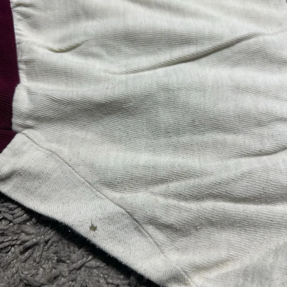 Vintage 50s Harvard University Champion Running Man Ringer Tshirt Thrashed Small - Picture 5 of 12